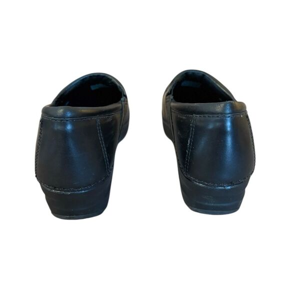 LL Bean Nursing Clogs Black Leather Slip On Round Toe Comfort Shoes Womens 8.5 - Picture 10 of 10